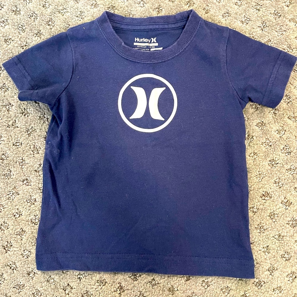 Navy kids Hurley tee